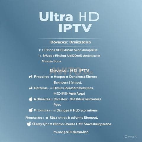 UTRA HD IPTV SERVICES - Work sample 403