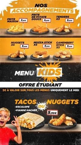 Menu board - Work sample 10