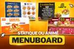 Menu board - Work sample 2